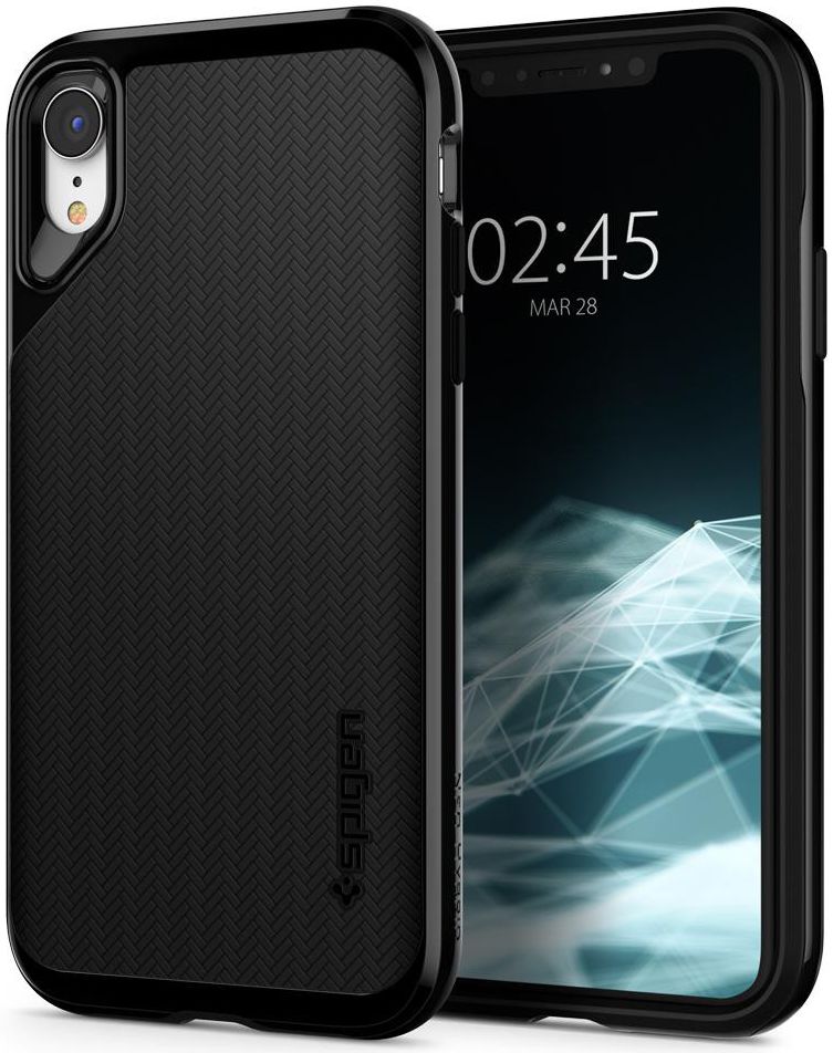 Spigen Neo Hybrid Hoesje Apple iPhone XR Jet Black afbeelding 1