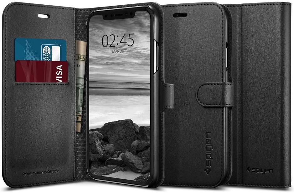 Spigen Wallet S Book Case Apple iPhone XR Zwart afbeelding 6