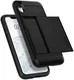 Spigen Slim Armor Card Holder Case Apple iPhone XR Hoesje Zwart afbeelding 3