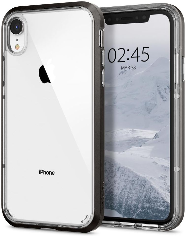 Spigen Neo Hybrid Crystal Case Apple iPhone XR Gunmetal afbeelding 1