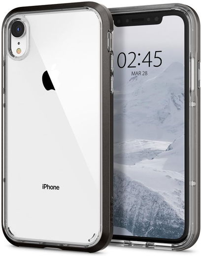 Spigen Neo Hybrid Crystal Case Apple iPhone XR Gunmetal afbeelding 1