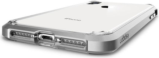 Spigen Neo Hybrid Crystal Case Apple iPhone XR Satin Silver afbeelding 3