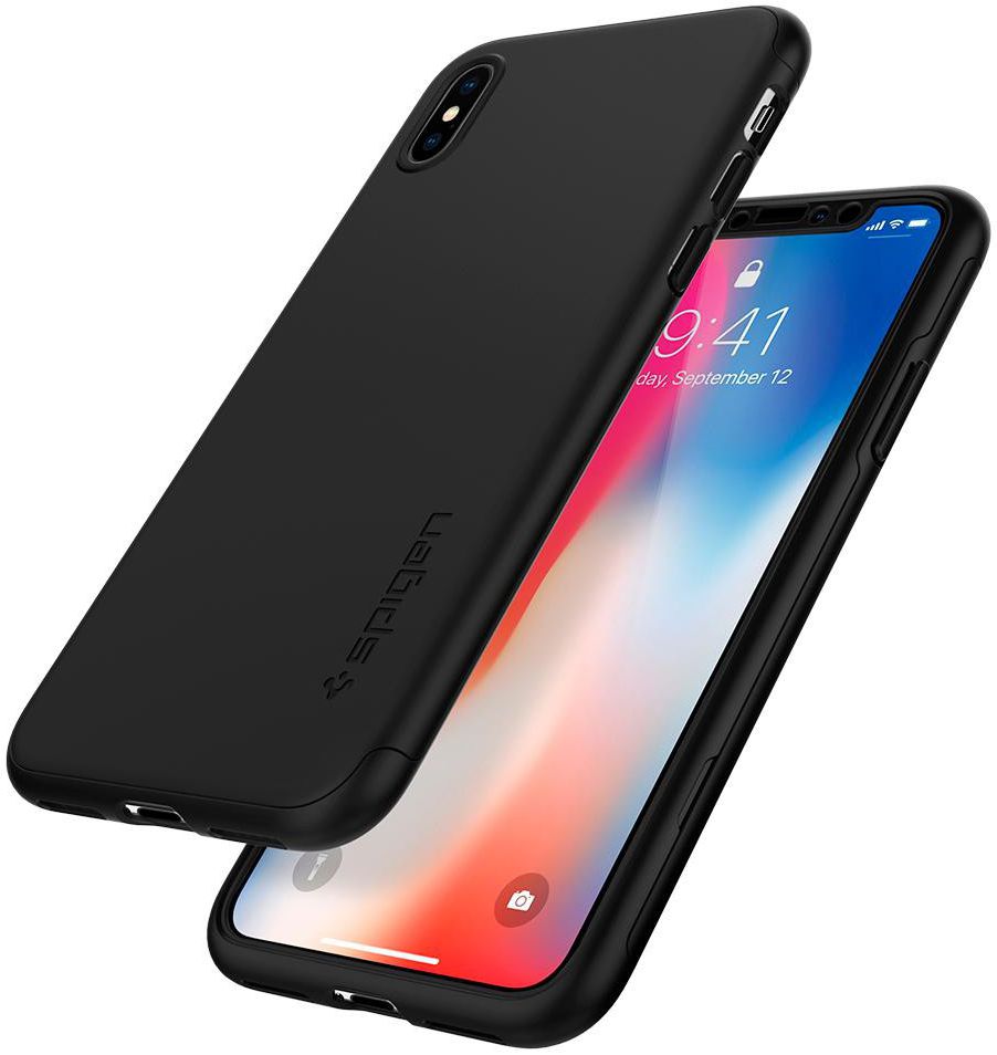 Spigen Thin Fit 360 Case Apple iPhone XR Black afbeelding 3