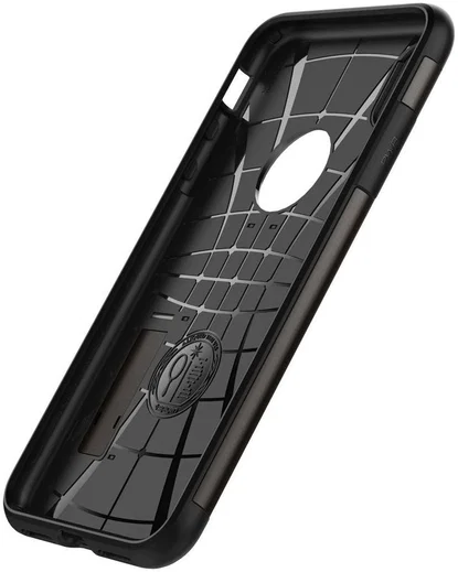 Spigen Slim Armor Hoesje Apple iPhone XS Max Gunmetal afbeelding 6