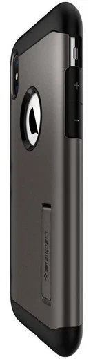 Spigen Slim Armor Hoesje Apple iPhone XS Max Gunmetal afbeelding 8