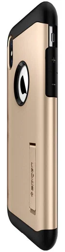 Spigen Slim Armor Hoesje Apple iPhone XS Max Champagne Gold afbeelding 7