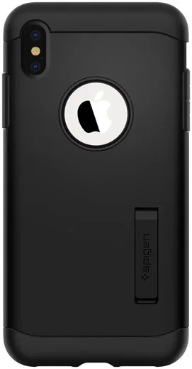 Spigen Slim Armor Hoesje Apple iPhone XS Max Black afbeelding 7