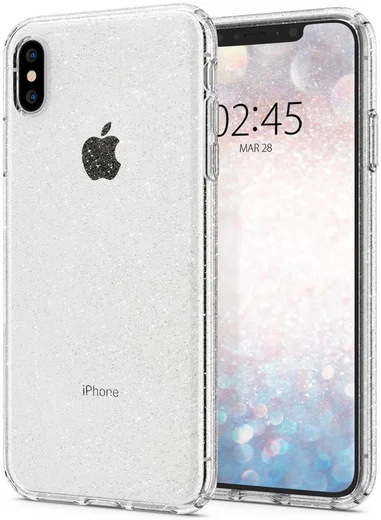 Spigen Liquid Crystal Apple iPhone XS Max Hoesje Glitter Quartz afbeelding 1