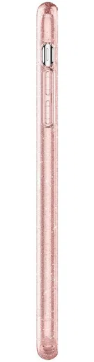 Spigen Liquid Crystal Apple iPhone XS Max Hoesje Glitter Rose Quartz afbeelding 5