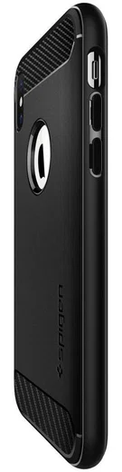 Spigen Rugged Armor Hoesje Apple iPhone XS Max Matte Black afbeelding 6