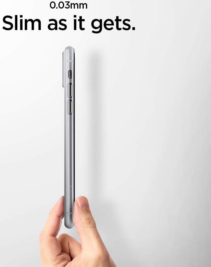 Spigen Air Skin Case Apple iPhone XS Max Clear afbeelding 4