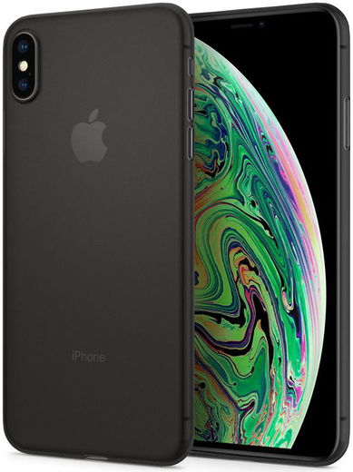Spigen Air Skin Case Apple iPhone XS Max Black afbeelding 1