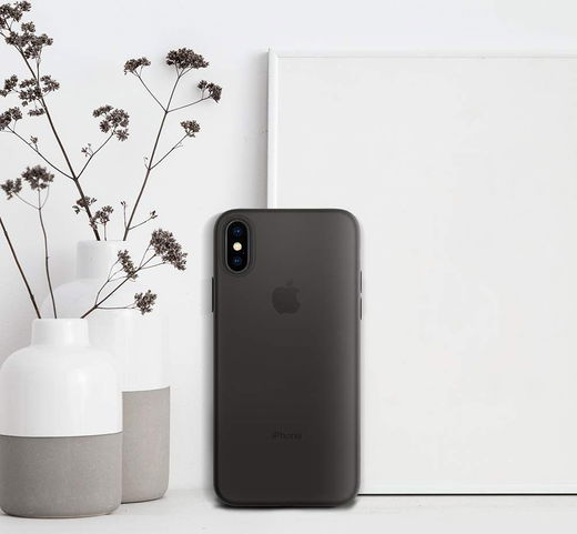 Spigen Air Skin Case Apple iPhone XS Max Black afbeelding 2