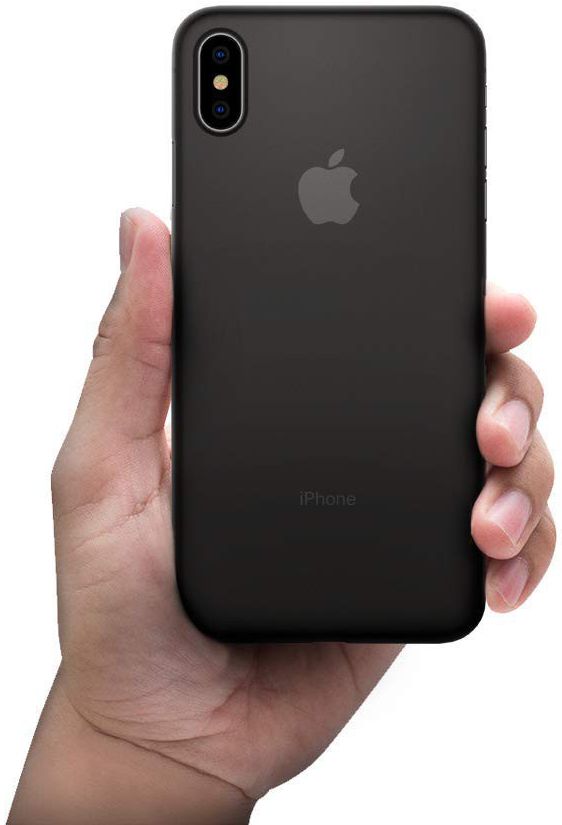 Spigen Air Skin Case Apple iPhone XS Max Black afbeelding 3