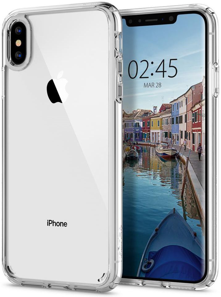 Spigen Ultra Hybrid Hoesje Apple iPhone XS Max Crystal Clear afbeelding 1