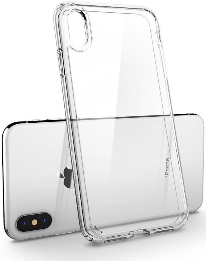 Spigen Ultra Hybrid Hoesje Apple iPhone XS Max Crystal Clear afbeelding 2