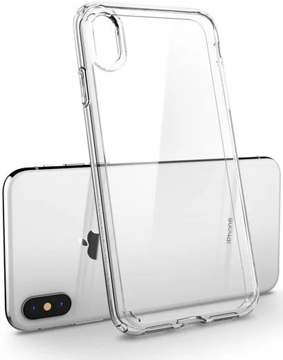 Spigen Ultra Hybrid Hoesje Apple iPhone XS Max Crystal Clear afbeelding 2