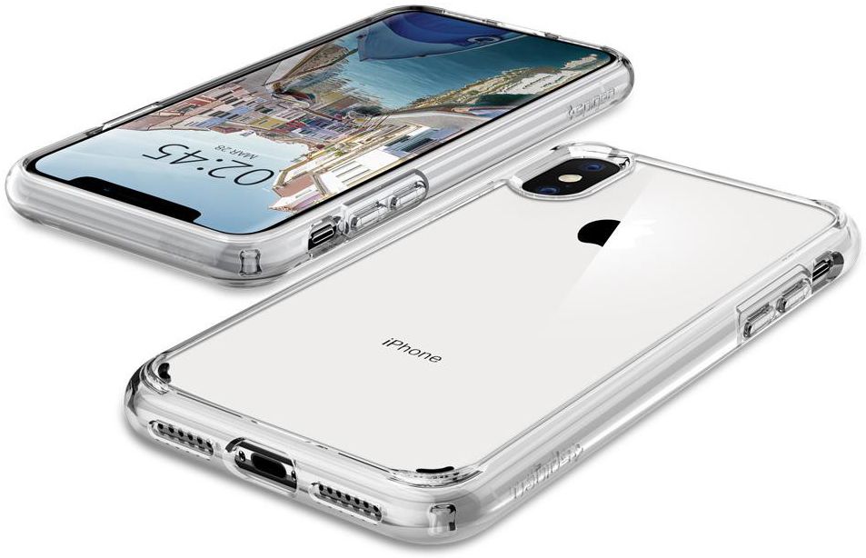 Spigen Ultra Hybrid Hoesje Apple iPhone XS Max Crystal Clear afbeelding 3