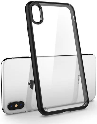 Spigen Ultra Hybrid Hoesje Apple iPhone XS Max Matte Zwart afbeelding 2