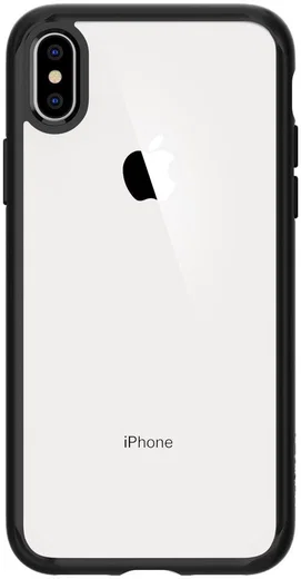 Spigen Ultra Hybrid Hoesje Apple iPhone XS Max Matte Zwart afbeelding 4
