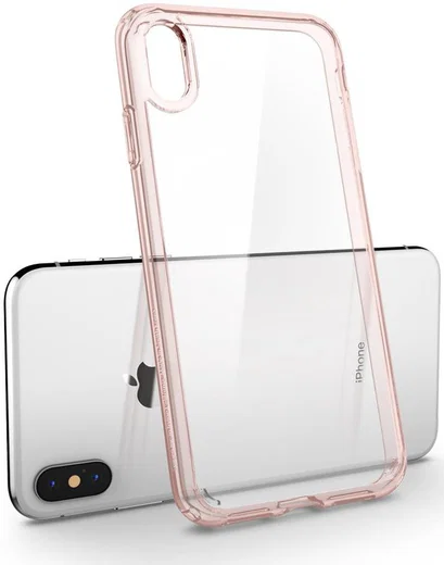 Spigen Ultra Hybrid Hoesje Apple iPhone XS Max Rose Crystal afbeelding 2