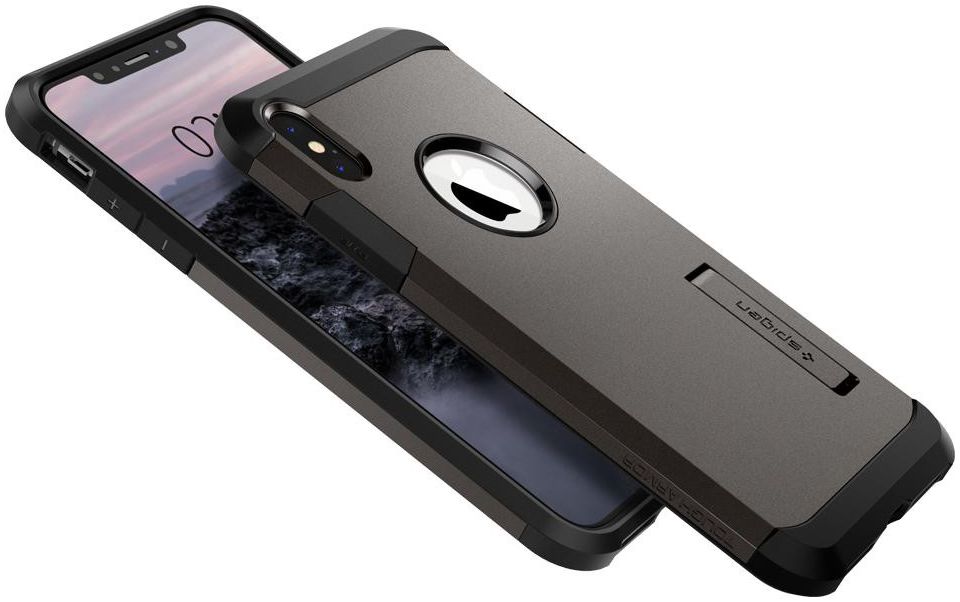Spigen Tough Armor Case Apple iPhone XS Max Gunmetal afbeelding 2