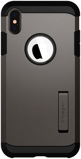 Spigen Tough Armor Case Apple iPhone XS Max Gunmetal afbeelding 5