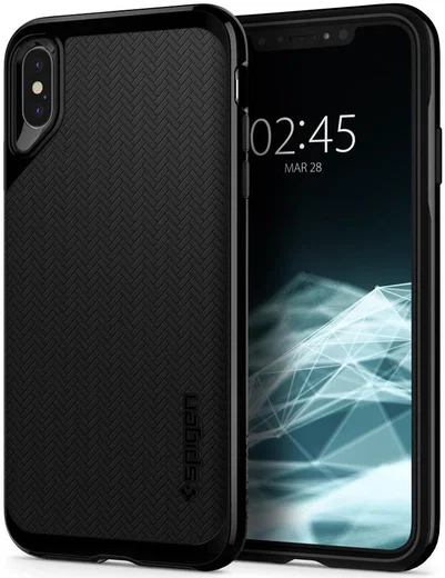 Spigen Neo Hybrid Hoesje Apple iPhone XS Max Jet Black afbeelding 1