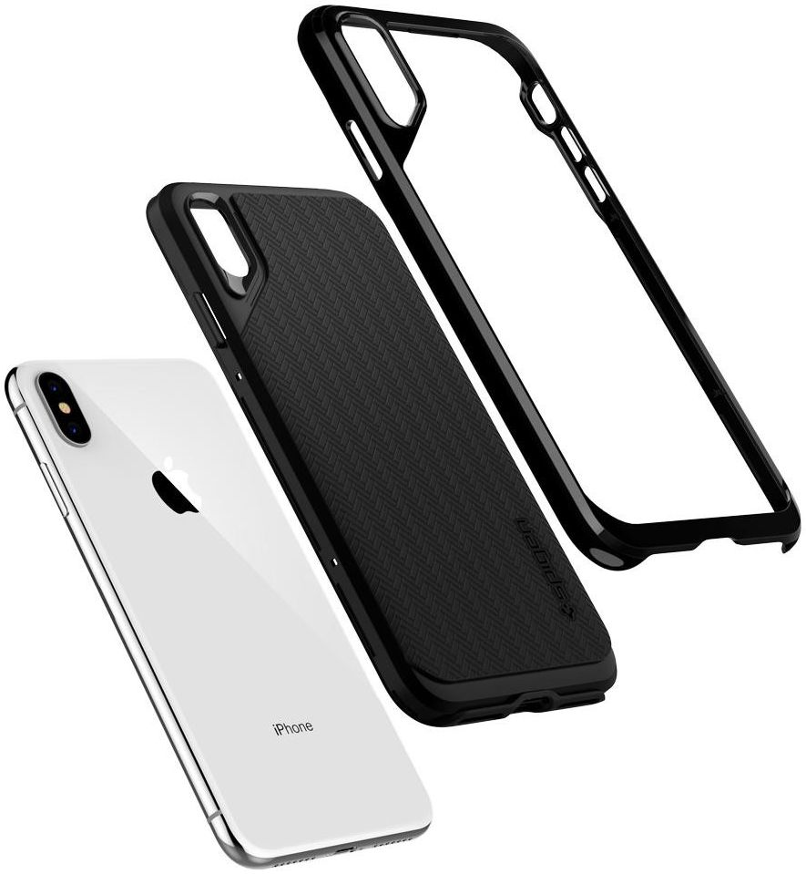 Spigen Neo Hybrid Hoesje Apple iPhone XS Max Jet Black afbeelding 2