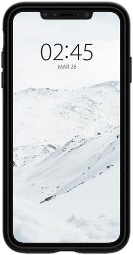 Spigen Slim Armor Card Holder Case Apple iPhone XS Max Hoesje Zwart afbeelding 4