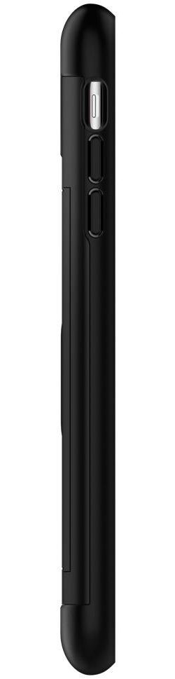 Spigen Slim Armor Card Holder Case Apple iPhone XS Max Hoesje Zwart afbeelding 7