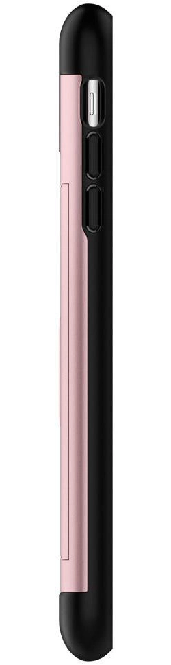 Spigen Slim Armor Card Holder Case Apple iPhone XS Max Rose Gold afbeelding 7