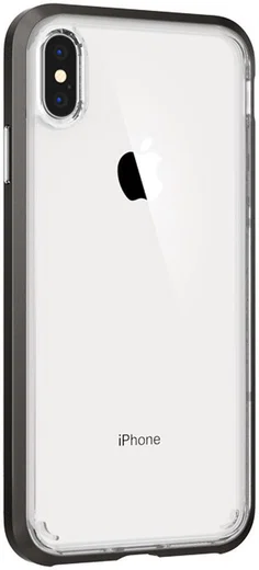 Spigen Neo Hybrid Crystal Hoesje iPhone XS Max Crystal Gunmetal afbeelding 5