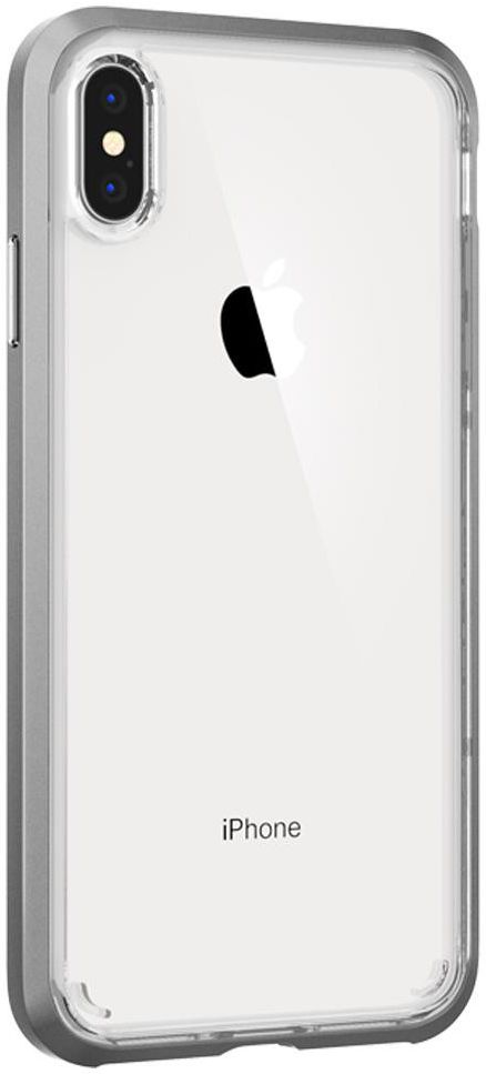 Spigen Neo Hybrid Crystal Hoesje iPhone XS Max Crystal Satin Silver afbeelding 5