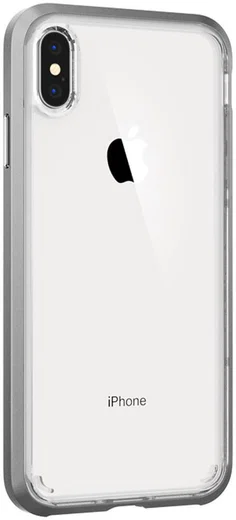 Spigen Neo Hybrid Crystal Hoesje iPhone XS Max Crystal Satin Silver afbeelding 5