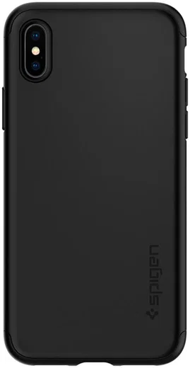 Spigen Thin Fit 360 Case Apple iPhone XS Max Black afbeelding 6