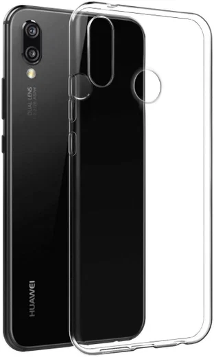 Huawei P Smart Plus Hoesje Dun TPU Transparant afbeelding 3
