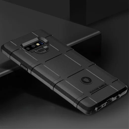 Samsung Galaxy Note 9 Rugged Shield Hoesje Zwart afbeelding 4