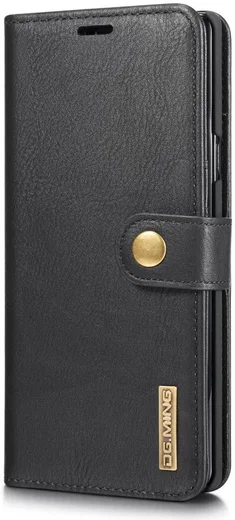 Samsung Galaxy Note 9 Echt Leren 2-in-1 Portemonnee Hoesje Zwart afbeelding 7