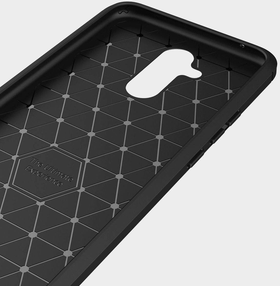 Huawei Mate 20 Lite Geborsteld TPU Hoesje Zwart afbeelding 8