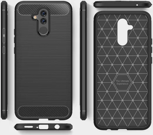 Huawei Mate 20 Lite Geborsteld TPU Hoesje Zwart afbeelding 10