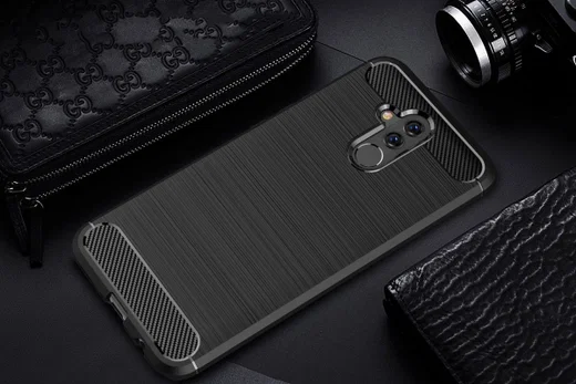Huawei Mate 20 Lite Geborsteld TPU Hoesje Zwart afbeelding 11
