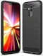 Huawei Mate 20 Lite Geborsteld TPU Hoesje Zwart afbeelding 1