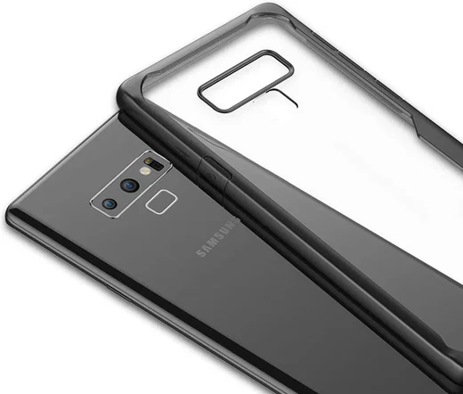 Samsung Galaxy Note 9 Transparante Armor Backcover Rood afbeelding 2