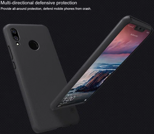 Nillkin Super Frosted Shield Case Huawei P Smart Plus Zwart afbeelding 6
