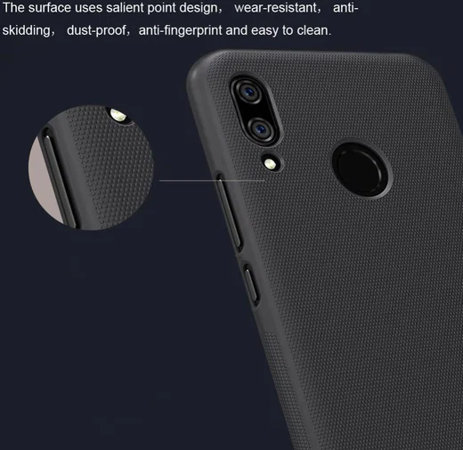 Nillkin Super Frosted Shield Case Huawei P Smart Plus Zwart afbeelding 9