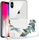 Apple iPhone X Transparante Print Back Cover Hoesje Bloem afbeelding 3