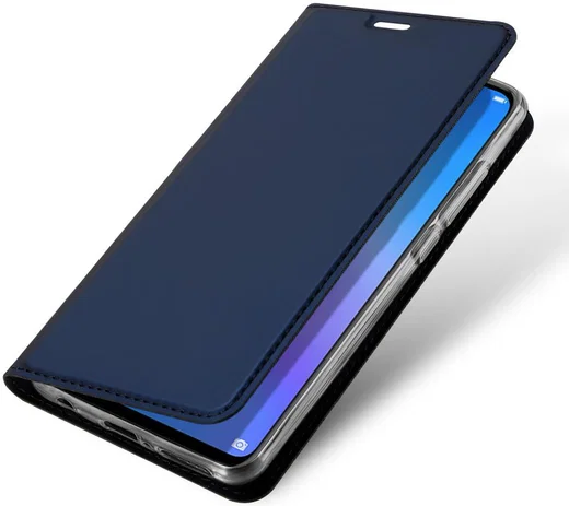 Dux Ducis Premium Book Case Huawei P Smart Plus Hoesje Blauw afbeelding 1