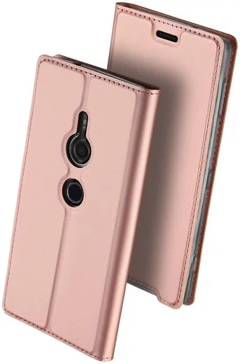 Dux Ducis Skin Pro Series Flip Hoesje Sony Xperia XZ3 Roze Goud afbeelding 6