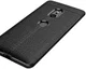Sony Xperia XZ3 Hoesje TPU Met Leren Textuur Zwart afbeelding 6